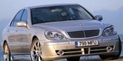 9 799 р. Пороги накладки Lorinser F-01 Mercedes-Benz S class W220 (1998-2005) (База: стандартная, Неокрашенные)  с доставкой в г. Майкоп. Увеличить фотографию 2