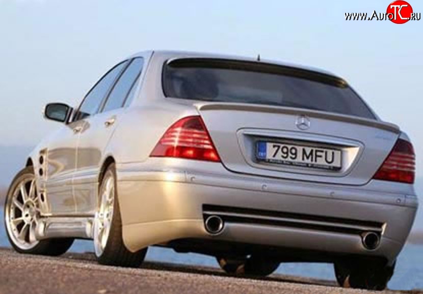12 599 р. Задний бампер Lorinser F-01 Mercedes-Benz S class W220 (1998-2005) (Неокрашенный)  с доставкой в г. Майкоп