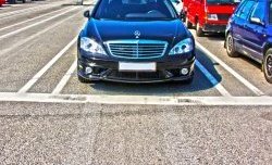 8 649 р. Передний бампер AMG Mercedes-Benz S class W221 (2006-2013) (Неокрашенный)  с доставкой в г. Майкоп. Увеличить фотографию 4