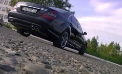 8 649 р. Задний бампер AMG Mercedes-Benz S class W221 (2006-2013) (Неокрашенный)  с доставкой в г. Майкоп. Увеличить фотографию 2