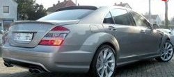 5 949 р. Козырёк LORINSER на заднее лобовое стекло автомобиля Mercedes-Benz S class W221 (2006-2013) (Неокрашенный)  с доставкой в г. Майкоп. Увеличить фотографию 2