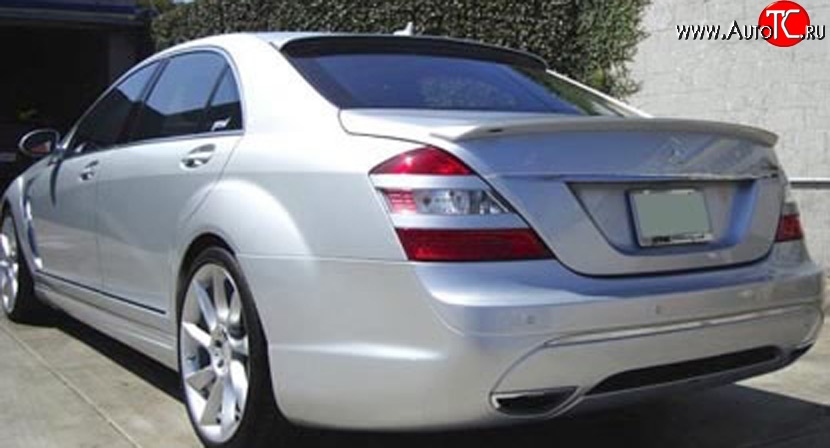 5 949 р. Спойлер LORINSER Mercedes-Benz S class W221 (2006-2013) (Неокрашенный)  с доставкой в г. Майкоп