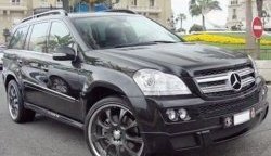 22 599 р. Накладка переднего бампера BRABUS Mercedes-Benz GL class X164 дорестайлинг (2006-2009) (Неокрашенная)  с доставкой в г. Майкоп. Увеличить фотографию 2