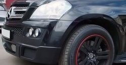 22 599 р. Накладка переднего бампера BRABUS Mercedes-Benz GL class X164 дорестайлинг (2006-2009) (Неокрашенная)  с доставкой в г. Майкоп. Увеличить фотографию 3