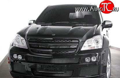 7 349 р. Вставки для модульной оптики ПТФ BRABUS Mercedes-Benz GL class X164 дорестайлинг (2006-2009) (Без оптических модулей)  с доставкой в г. Майкоп