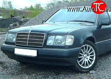 649 р. Реснички на фары Mercedes-Benz E-Class W124 седан дорестайлинг (1984-1993)  с доставкой в г. Майкоп