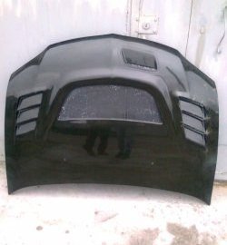 29 699 р. Пластиковый капот Sport Mitsubishi Lancer Evolution 9 CT9A седан (2005-2008)  с доставкой в г. Майкоп. Увеличить фотографию 3