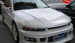 9 299 р. Пороги накладки Dolphin Mitsubishi Galant 8  дорестайлинг седан (1996-1998) (Неокрашенные)  с доставкой в г. Майкоп. Увеличить фотографию 2