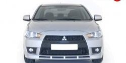 22 899 р. Передний бампер Standart Plus Mitsubishi Lancer 10 CY седан дорестайлинг (2007-2010) (Неокрашенный)  с доставкой в г. Майкоп. Увеличить фотографию 2