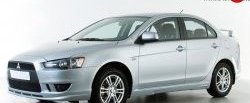 3 599 р. Накладка переднего бампера Elegance Mitsubishi Lancer 10 CY седан рестайлинг (2011-2017) (Неокрашенная)  с доставкой в г. Майкоп. Увеличить фотографию 4