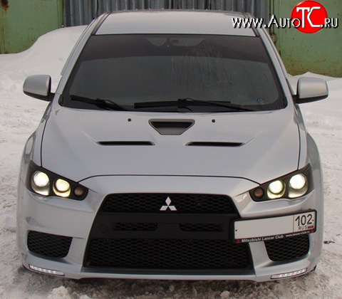 25 199 р. Передняя оптика Evo Mitsubishi Lancer 10 CY хэтчбек 5 дв рестайлинг (2011-2017)  с доставкой в г. Майкоп