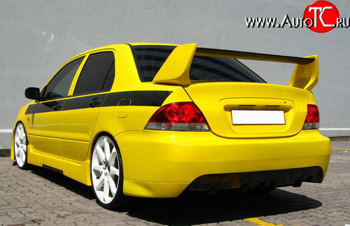 10 699 р. Антикрыло Accolade Evo Mitsubishi Lancer 9 CS седан 1-ый рестайлинг (2003-2005) (Неокрашенный)  с доставкой в г. Майкоп