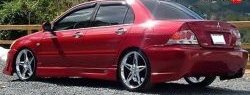Пороги накладки Accolade на Mitsubishi Lancer 9 CS универсал 1-ый рестайлинг (2003-2005)