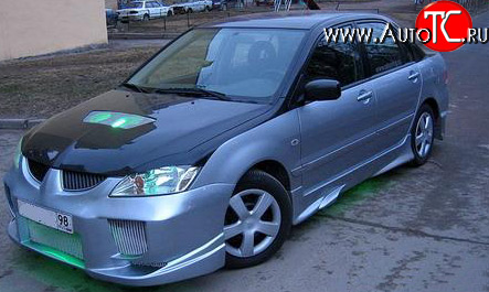 6 699 р. Передний бампер OS Mitsubishi Lancer 9 CS универсал 1-ый рестайлинг (2003-2005)  с доставкой в г. Майкоп