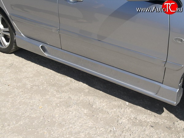15 999 р. Комплект порогов в стиле INGS Extreem Mitsubishi Lancer 9 CS седан 2-ой рестайлинг (2005-2009) (Неокрашенные)  с доставкой в г. Майкоп