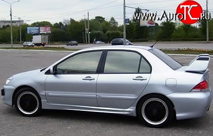 4 099 р. Пороги накладки Underground Mitsubishi Lancer 9 CS седан 2-ой рестайлинг (2005-2009) (Неокрашенные)  с доставкой в г. Майкоп