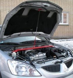 3 189 р. Растяжка передних стоек Evo Mitsubishi Lancer 9 CS седан 1-ый рестайлинг (2003-2005)  с доставкой в г. Майкоп. Увеличить фотографию 4