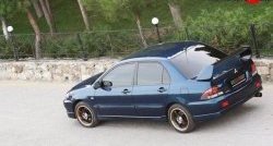 5 399 р. Накладка заднего бампера Sport 2.0  Mitsubishi Lancer  9 CS (2003-2009) седан 1-ый рестайлинг, седан 2-ой рестайлинг (Неокрашенная)  с доставкой в г. Майкоп. Увеличить фотографию 2