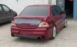 14 299 р. Задний бампер Evo  Mitsubishi Lancer  9 CS (2003-2009) седан 1-ый рестайлинг, седан 2-ой рестайлинг (Неокрашенный)  с доставкой в г. Майкоп. Увеличить фотографию 2