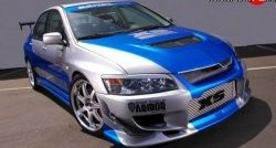 Передний бампер XS Mitsubishi Lancer Evolution 8 CT9A седан (2003-2005)