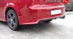5 299 р. Накладка Zodiak под одинарный выхлоп на задний бампер Mitsubishi Lancer 10 CY седан рестайлинг (2011-2017) (Неокрашенная)  с доставкой в г. Майкоп. Увеличить фотографию 5