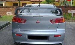 5 299 р. Накладка Zodiak V2 на задний бампер  Mitsubishi Lancer  10 CY (2007-2017) седан дорестайлинг, седан рестайлинг (Неокрашенная)  с доставкой в г. Майкоп. Увеличить фотографию 3