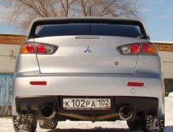 11 699 р. Спойлер Evo V1 Высокий  Mitsubishi Lancer  10 CY (2007-2017) седан дорестайлинг, седан рестайлинг (Неокрашенный)  с доставкой в г. Майкоп. Увеличить фотографию 2