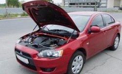 3 189 р. Растяжка передних стоек Sport Mitsubishi Lancer 10 CY седан дорестайлинг (2007-2010)  с доставкой в г. Майкоп. Увеличить фотографию 2