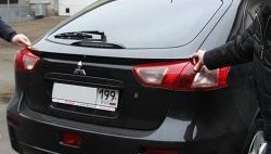 4 199 р. Лип спойлер Sport 5D (хетчбек) Mitsubishi Lancer 10 CY хэтчбек 5 дв рестайлинг (2011-2017) (Неокрашенный)  с доставкой в г. Майкоп. Увеличить фотографию 2