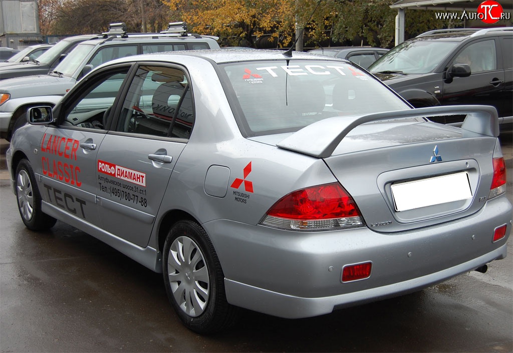 5 799 р. Спойлер GT Dynamics Mitsubishi Lancer 9 CS седан 1-ый рестайлинг (2003-2005) (Неокрашенный)  с доставкой в г. Майкоп