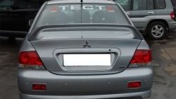 5 799 р. Спойлер GT Dynamics Mitsubishi Lancer 9 CS седан 1-ый рестайлинг (2003-2005) (Неокрашенный)  с доставкой в г. Майкоп. Увеличить фотографию 2