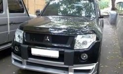 10 599 р. Накладка переднего бампера Sport Mitsubishi Pajero 4 V80 дорестайлинг (2006-2011) (Неокрашенная)  с доставкой в г. Майкоп. Увеличить фотографию 2
