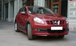 5 799 р. Накладка переднего бампера Городская Легенда Nissan Qashqai 1 дорестайлинг (2007-2010) (Неокрашенная)  с доставкой в г. Майкоп. Увеличить фотографию 2
