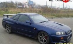 17 249 р. Пластиковый капот GTR Nissan Skyline R34 (1999-2002) (Неокрашенный)  с доставкой в г. Майкоп. Увеличить фотографию 3