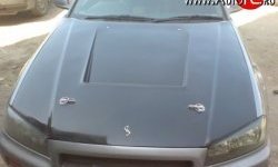 17 249 р. Пластиковый капот GTR Nissan Skyline R34 (1999-2002) (Неокрашенный)  с доставкой в г. Майкоп. Увеличить фотографию 4