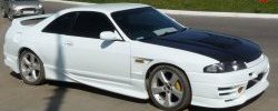 10 549 р. Пороги накладки Drift style Nissan Skyline R33 (1993-1998) (Неокрашенные)  с доставкой в г. Майкоп. Увеличить фотографию 2