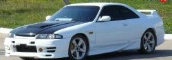 10 549 р. Пороги накладки Drift style Nissan Skyline R33 (1993-1998) (Неокрашенные)  с доставкой в г. Майкоп. Увеличить фотографию 4