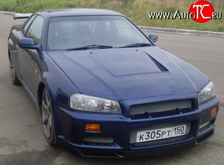 9 549 р. Передний бампер GTR Nissan Skyline R33 (1993-1998) (Неокрашенный)  с доставкой в г. Майкоп