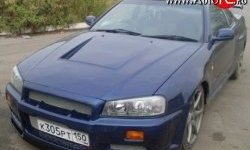 9 549 р. Передний бампер GTR Nissan Skyline R33 (1993-1998) (Неокрашенный)  с доставкой в г. Майкоп. Увеличить фотографию 2