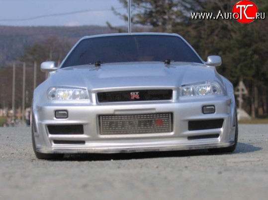10 549 р. Передний бампер Nismo Nissan Skyline R34 (1999-2002) (Неокрашенный)  с доставкой в г. Майкоп