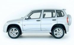 2 499 р. Арки крыльев Dakar Лада 2123 (Нива Шевроле) дорестайлинг (2002-2008) (Неокрашенные)  с доставкой в г. Майкоп. Увеличить фотографию 2