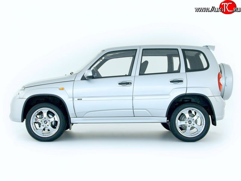 4 199 р. Комплект накладок на двери Dakar Chevrolet Niva 2123 рестайлинг (2009-2020) (Неокрашенные)  с доставкой в г. Майкоп