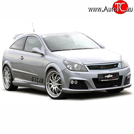 2 499 р. Решётка радиатора Lumma 2 Opel Astra H GTC хэтчбек 3 дв. рестайлинг (2006-2011) (Неокрашенная)  с доставкой в г. Майкоп