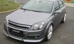 5 999 р. Решётка радиатора Luxemaul Opel Astra H хэтчбек 5дв дорестайлинг (2004-2007) (Неокрашенная)  с доставкой в г. Майкоп. Увеличить фотографию 2