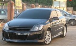 3 299 р. Решётка радиатора DM-Style Opel Astra H GTC хэтчбек 3 дв. рестайлинг (2006-2011) (Без сетки, Неокрашенная)  с доставкой в г. Майкоп. Увеличить фотографию 2