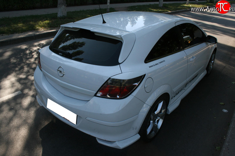1 299 р. Комплект накладок задних фонарей Global Tuning  Opel Astra  H GTC (2004-2011) хэтчбек 3 дв. дорестайлинг, хэтчбек 3 дв. рестайлинг (Неокрашенные)  с доставкой в г. Майкоп