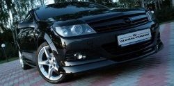 4 749 р. Накладка переднего бампера Global Tuning Opel Astra H GTC хэтчбек 3 дв. рестайлинг (2006-2011) (Неокрашенная)  с доставкой в г. Майкоп. Увеличить фотографию 3