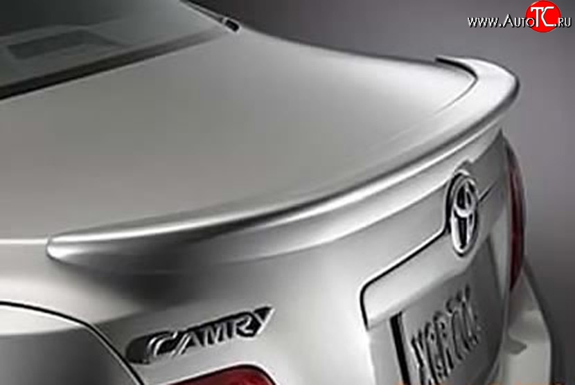 4 749 р. Лип спойлер SARONA Toyota Camry XV40 рестайлинг (2009-2011) (Неокрашенный)  с доставкой в г. Майкоп