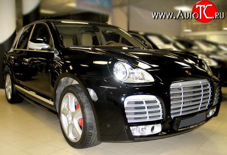 1 379 р. Реснички Magnum Style Porsche Cayenne 955 (2002-2006) (Неокрашенные)  с доставкой в г. Майкоп