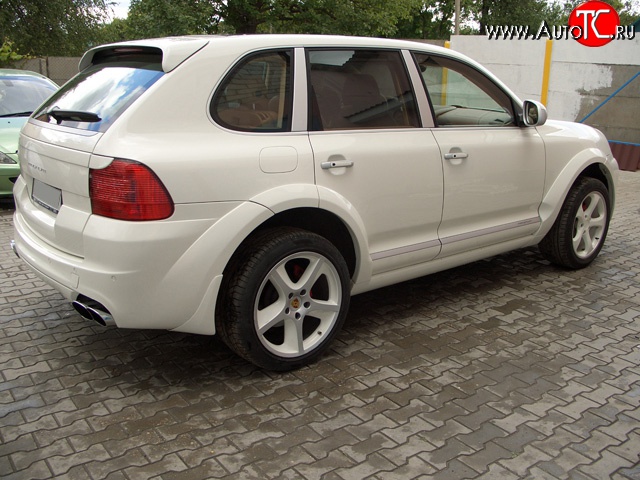 16 499 р. Накладки на колёсные арки Techart Magnum I Porsche Cayenne 955 (2002-2006) (Неокрашенные)  с доставкой в г. Майкоп
